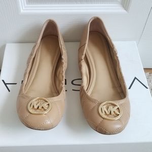 Michael kors quilted ballet flats